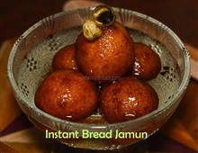 Instant Bread Gulab Jamun Recipe / How to make Gulab Jamun with Bread / Gulab Jamun Recipe in New York,NY