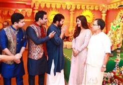 Katrina Kaif celebrates Navratri in Kerala with Mammootty in New York,NY