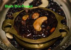 Black rice Pongal Recipe / Kavuni Arisi Pongal recipe / Pongal recipes in New York,NY