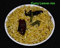 Curry leaves rice recipe / How to make Karuvepillai Sadam in New York,NY