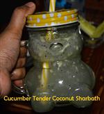 Coconut Cucumber Sarbath / Tender Coconut Sharbath / Sabja Seeds juice in New York,NY