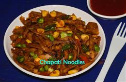 Chapati Noodles recipe / How to make Chapathi Noodles using leftover Chapathi / Leftover recipes in New York,NY