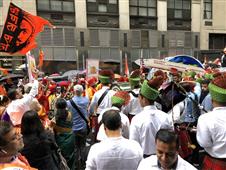 India Day Parade decorates the streets of NYC with patriotism and radiance in New York,NY