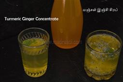 Ginger Turmeric Tea by Madraasi | Manjal Inji Sharbat recipe in Tamil n English for Immunity in New York,NY