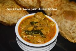 Soya Chunks Gravy | Meal Maker Curry in English, Tamil | Madraasi in New York,NY