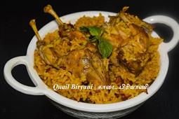 Kaadai Biryani Recipe | How to make Quail Briyani in pressure cooker in New York,NY