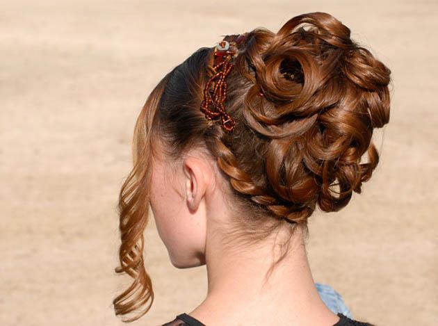 Traditional hairstyles in ancient Greece. - SuperStock