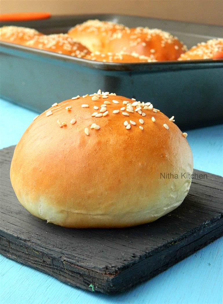 Perfect Hamburger Buns Ladi Pav Soft Dinner Rolls from scratch Food & Recipes