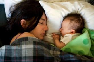 sleeping with your newborn