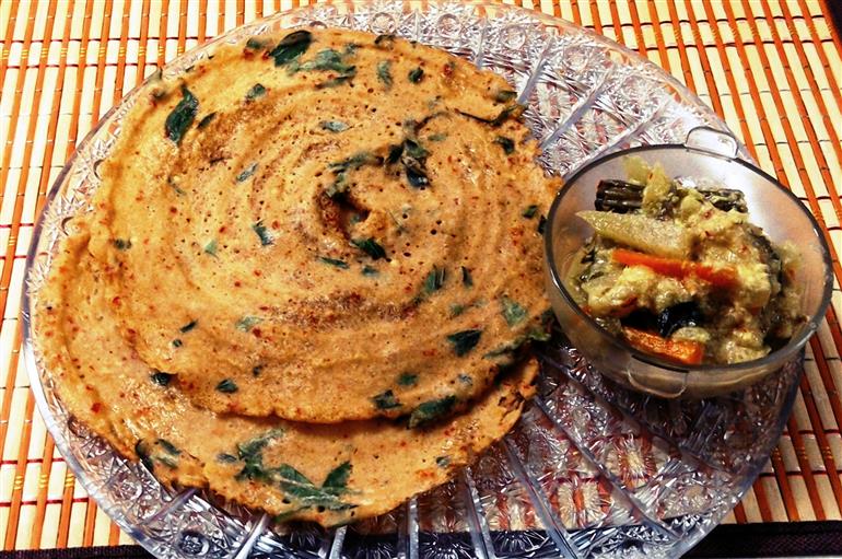 Tasty and Spicy Kodo Millet Adai (Varagarisi and Thinai Adai) Food & Recipes