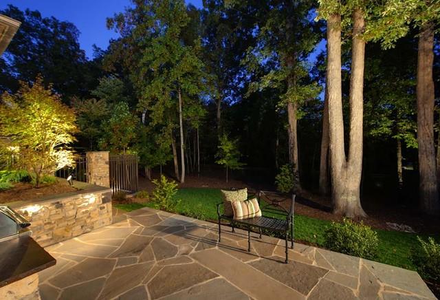 Landscaping and urban scenery getting close