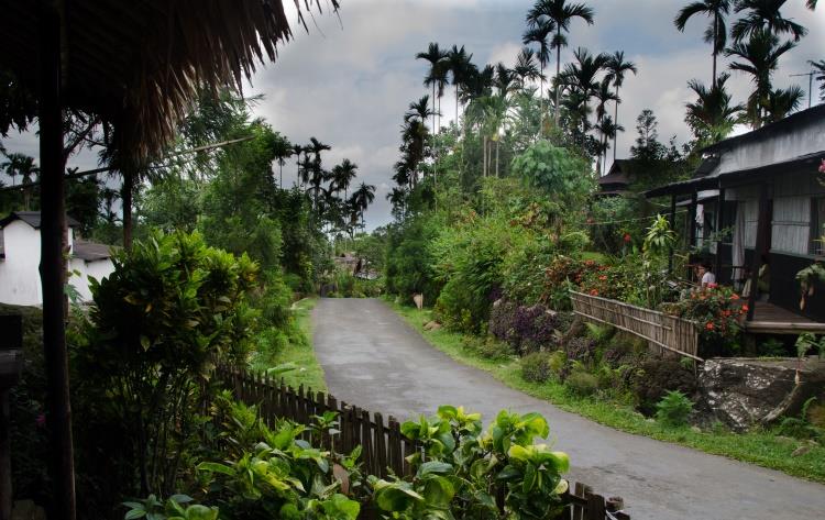 Strolling on unexplored hillside villages in India in Louisiana, LA