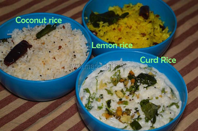 3 Easy Quick And Instant Rice Recipes Indian Lunch Box Recipe Puratasi Sani Special Food 6075