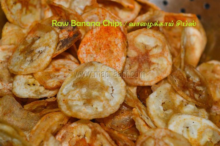 Raw Banana Chips recipe with Video How to make Vazhakkai Chips Food