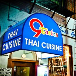 9 Tastes Thai Restaurant in Cambridge, MA