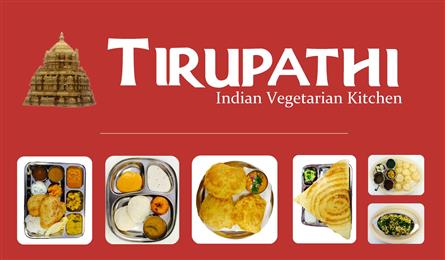 Tirupati South Indian Vegetarian Kitchen in Roseville, CA