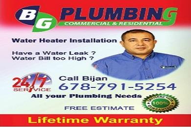 BG Plumbing in Manassas, GA