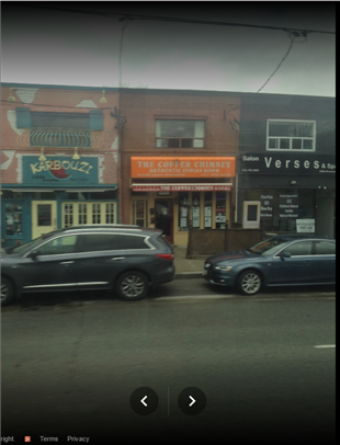 The Copper Chimney in Toronto, ON
