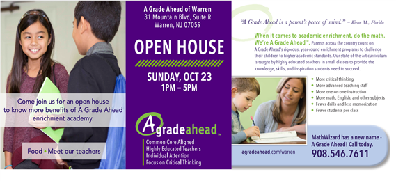A Grade Ahead Learning Center In Warren NJ