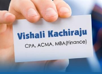 Vishali Kachiraju AICPA CMA MBA