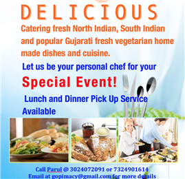 Home Made Food Catering Lunch Dinner Pick Up Service In DE PA in Schwenksville, PA