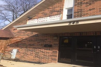 Shree Radhey Shyam Temple in Bloomingdale, IL