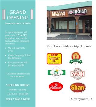 Sitaram Grocery in Troy, MI