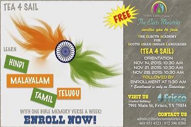 Learn South Asian Indian Languages For Free in Frisco, TX