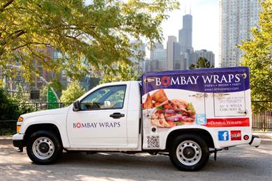 Bombay Wraps Food Truck in Chicago, IL