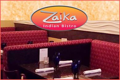 Zaika Indian Bistro in Hanscom Afb, MA