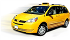 Yellow Taxi Cab Airport Ride in San Francisco, CA