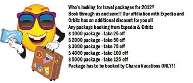 Charan Vacations Get The Best For Less