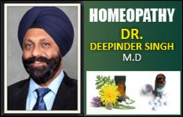 Homeopathic Consultant Dr Deepinder Singh