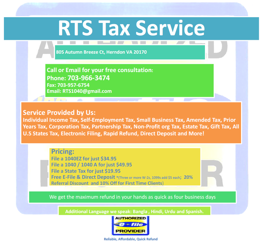 RTS Tax Service in Herndon, VA